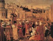 Vittore Carpaccio Stephen Preaching at Jerusalem (mk05) oil on canvas